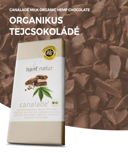 Canalade Organic Hemp Milk Chocolate