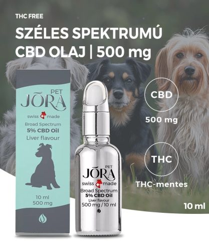 Jōra 5% ulei CBD pentru câini 500 mg