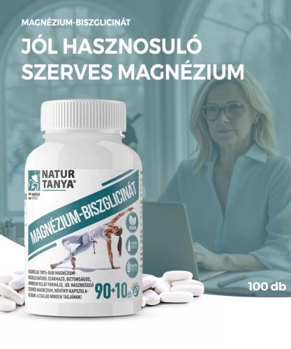 Natur Tanya® Bisglicinat de magneziu 100 buc
