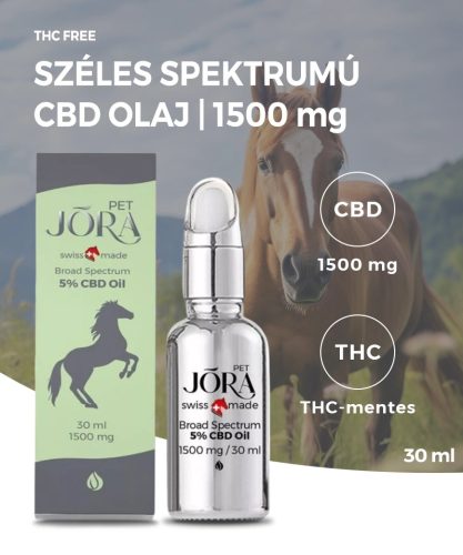 Jōra 5% 30 ml Ulei CBD pentru cai 1500 mg