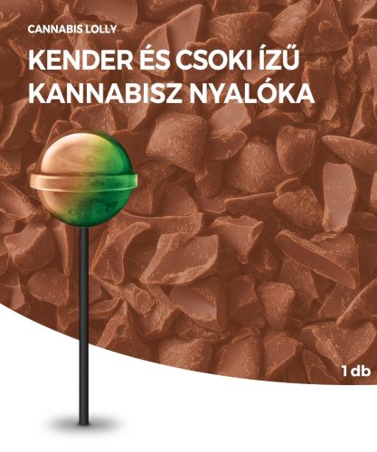 Cremă de ciocolată Lollipop de canabis