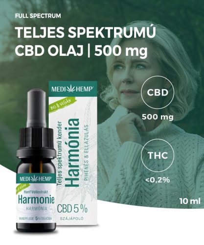 MEDIHEMP Cânepă completă 5%, 500 mg, 10 ml