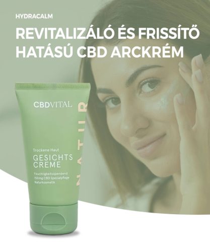 CBDVital Hydracalm cremă de față cu 150 mg CBD