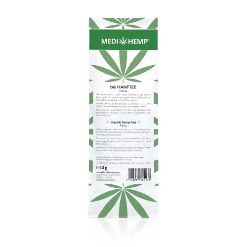 Medihemp Ceai Bio de cânepă Felina 40 g