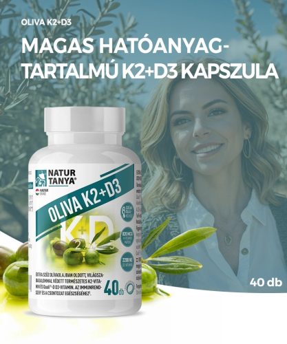 Natur Tanya® OLIVA K2+D3 capsule - 40 capsule