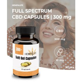Hemp4Life Capsule din ulei de cânepă 300 mg 30 buc