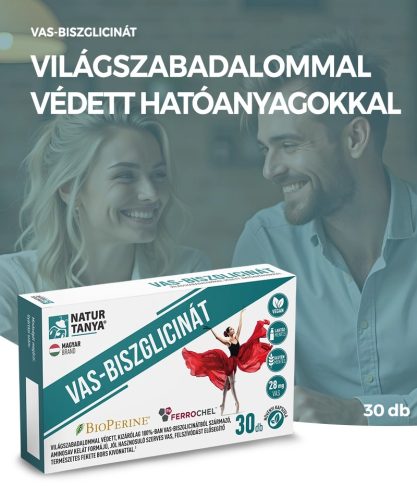 Natur Tanya® Bisglicinat de fier - 30 buc