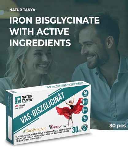 Natur Tanya® Bisglicinat de fier - 30 buc
