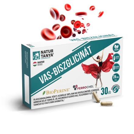 Natur Tanya® Bisglicinat de fier - 30 buc