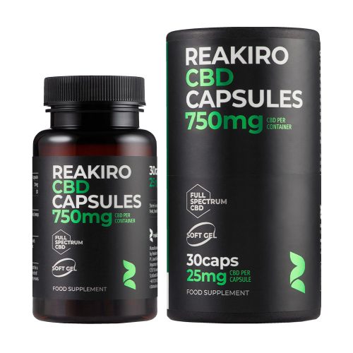 Reakiro capsule CBD 25 mg 30 buc | 750 mg