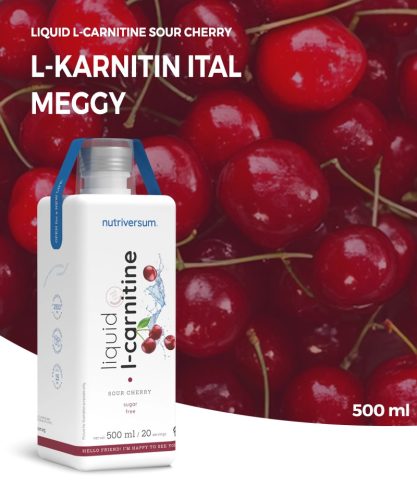 Nutriversum Lichid L-Carnitină băutură de cireșe - 500 ml