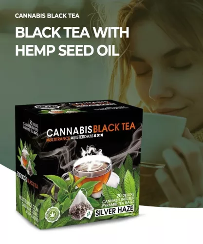 Cannabis Silver HaZe Ceai negru