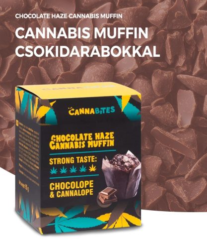 CannaBites brioșă de canabis cu ciocolată Haze