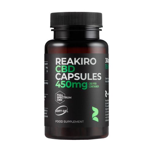 Reakiro capsule CBD 15 mg 30 buc | 450 mg