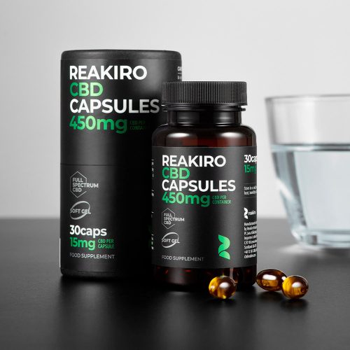 Reakiro capsule CBD 15 mg 30 buc | 450 mg