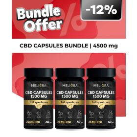 CBD Trio Pachet capsule CBD 3x1500 mg