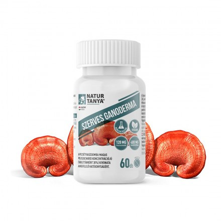 Natur Tanya® Capsule cu Ganoderma organică 60 buc