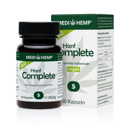 MEDIHEMP Hanf Complete capsule 5% 60 buc