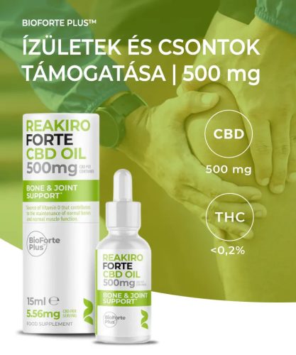 Reakiro Forte Bone & Joint Support CBD olaj | 500 mg