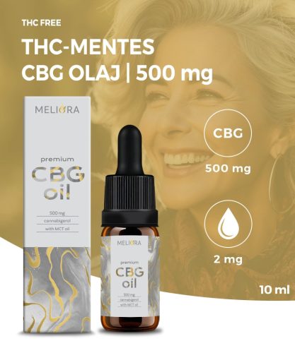 Meliora 5% ulei CBG 500 mg 