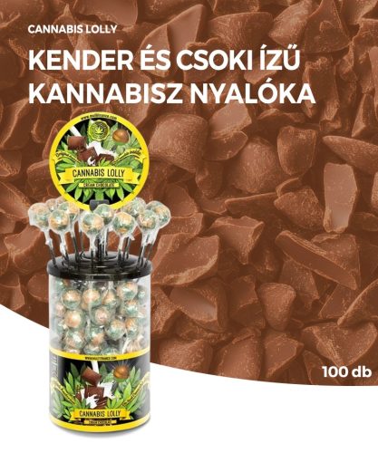 Bomboane de ciocolată cu cremă de canabis - recipient de prezentare (100 bomboane)