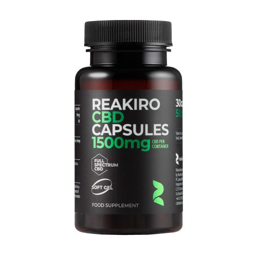 Reakiro capsule CBD 50 mg 30 buc | 1500 mg