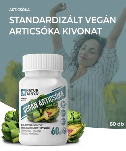 Natur Tanya® Vegán Articsóka kivonat 60 db