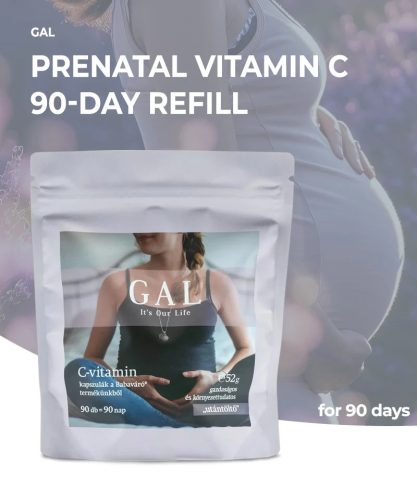 GAL Pentru sarcină – capsule de vitamina C, reîncărcare pentru 90 de porții