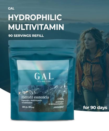 GAL Multivitamine –Capsule hidrofile, reîncărcare pentru 90 de porții