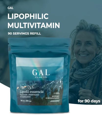 GAL Multivitamine – Capsule lipofile, reîncărcare pentru 90 de porții