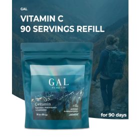   GAL Multivitamine – Capsule de vitamina C, reîncărcare 90 porții