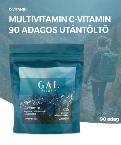 GAL Multivitamine - Vitamine C capsule, 90 de capsule refill