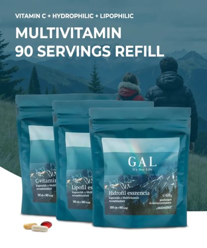 GAL Multivitamine - reîncărcare pentru 90 de porții