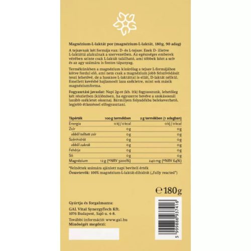 GAL L-lactat de magneziu 